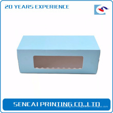 Caja de papel del embalaje de la torta del diseño personalizado de Sencai